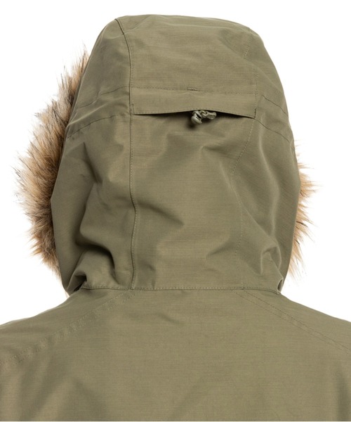 ROXY(ロキシー)の「SHELTER JK/ロキシースキースノーボードアノラックジャケット(マウンテンパーカー・レディース・ブラック/ブラック系その他/カーキ・SMALL/MEDIUM/LARGE/X-SMALL)」の19枚目の写真
