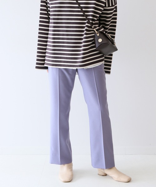 SLOBE IENA（スローブイエナ）の「起毛ツイルストレートパンツ【手洗い可能】◆（その他パンツ・レディース・グレー/ピンク/ブルー・38/36/34）」の18枚目の写真