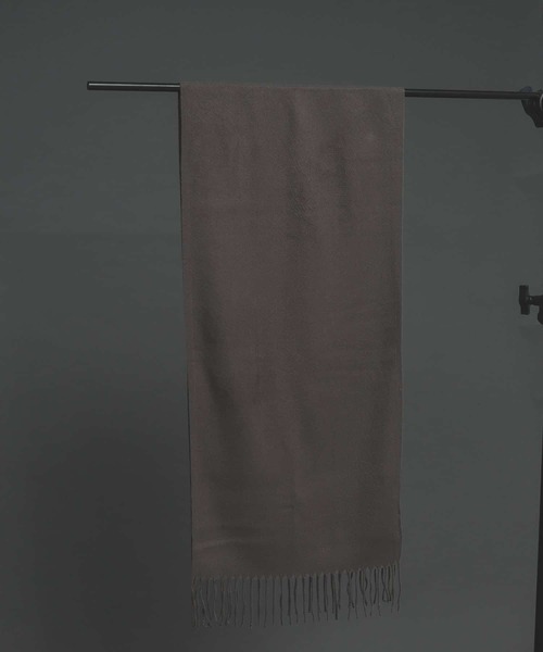 SENSE OF PLACE by URBAN RESEARCH（センスオブプレイスバイアーバンリサーチ）の「ウォッシャブルストール(40cm巾)（マフラー・メンズ・ライトグレー/ブラック/ブルー/アイボリー/ミント/モカ・ONE）」の5枚目の写真