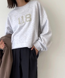 CANAL JEAN | PEACEOUT ENJOY(ピースアウトエンジョイ) "118"裏毛トレーナー(スウェット)