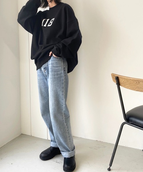 CANAL JEAN PEACE OUT ENJOY PEACE裏毛パーカー