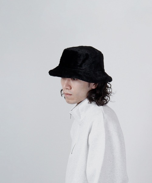 Sense of Grace（センスオブグレース）の「FOURRURE HAT フェイクファー バケットハット（ハット・レディース・ブラック/ベージュ/ブラウン/アイボリー/ダークベージュ/チャコールグレー/ホワイト・FREE）」の4枚目の写真