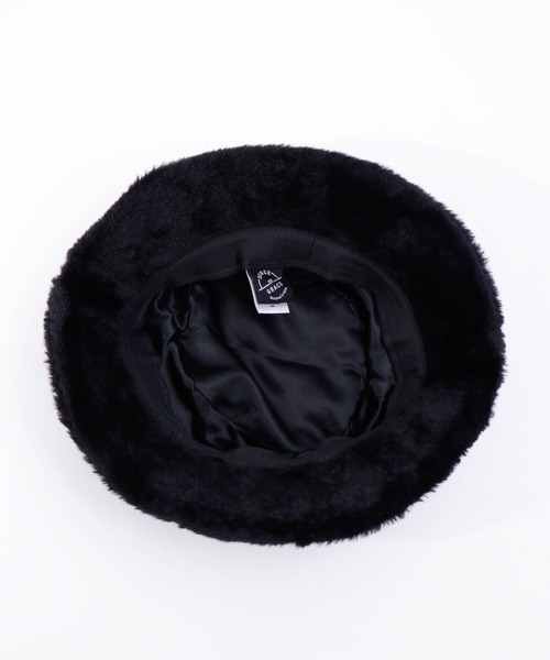 Sense of Grace（センスオブグレース）の「FOURRURE HAT フェイクファー バケットハット（ハット・レディース・ブラック/ベージュ/ブラウン/アイボリー/ダークベージュ/チャコールグレー/ホワイト・FREE）」の11枚目の写真