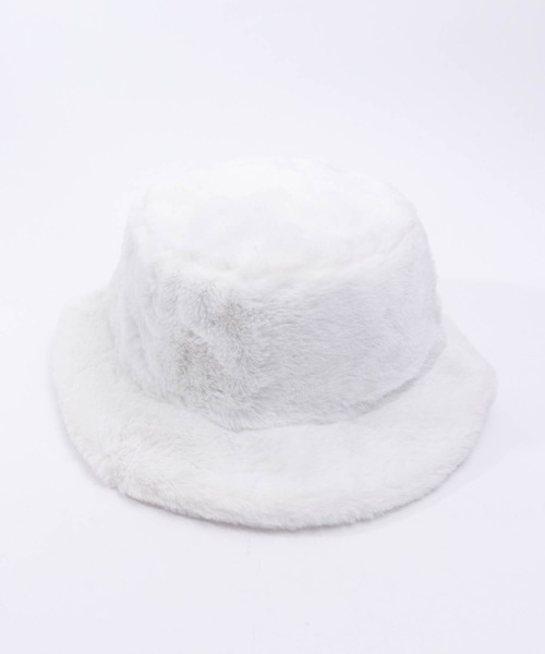 Sense of Grace（センスオブグレース）の「FOURRURE HAT フェイクファー バケットハット（ハット・レディース・ブラック/ベージュ/ブラウン/アイボリー/ダークベージュ/チャコールグレー/ホワイト・FREE）」の22枚目の写真