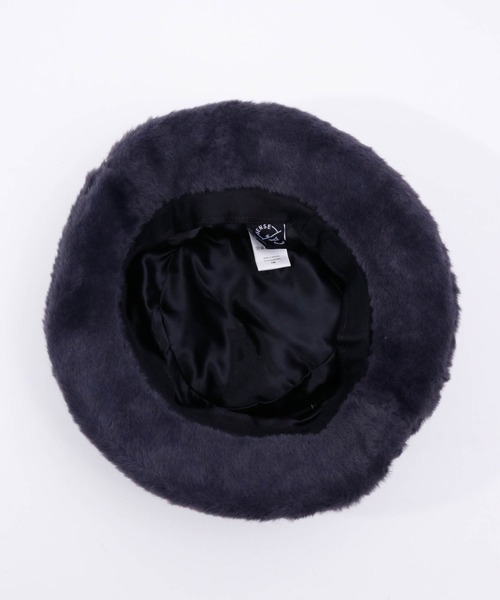 Sense of Grace（センスオブグレース）の「FOURRURE HAT フェイクファー バケットハット（ハット・レディース・ブラック/ベージュ/ブラウン/アイボリー/ダークベージュ/チャコールグレー/ホワイト・FREE）」の12枚目の写真