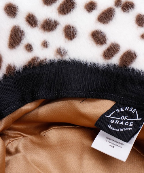 Sense of Grace（センスオブグレース）の「FOURRURE HAT フェイクファー バケットハット（ハット・レディース・ブラック/ベージュ/ブラウン/アイボリー/ダークベージュ/チャコールグレー/ホワイト・FREE）」の9枚目の写真