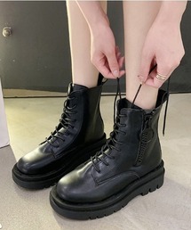 Shoes in Closet | 厚底2段ソール サイド リング ジップ ブーツ 68(ブーツ)