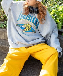 WEGO | WEGO/ヘビーウエイト チームロゴ刺繍裏起毛BIGプルオーバー(スウェット)