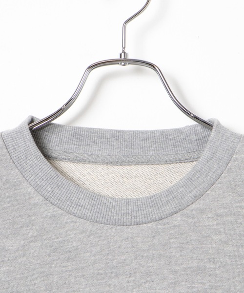 WEGO（ウィゴー）の「WEGO/ヘビーウエイト チームロゴ刺繍裏起毛BIGプルオーバー（スウェット・メンズ・ブラック/ダークグリーン/杢グレー/オートミール・LARGE/MEDIUM）」の11枚目の写真