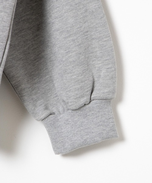 WEGO（ウィゴー）の「WEGO/ヘビーウエイト チームロゴ刺繍裏起毛BIGプルオーバー（スウェット・メンズ・ブラック/ダークグリーン/杢グレー/オートミール・LARGE/MEDIUM）」の12枚目の写真