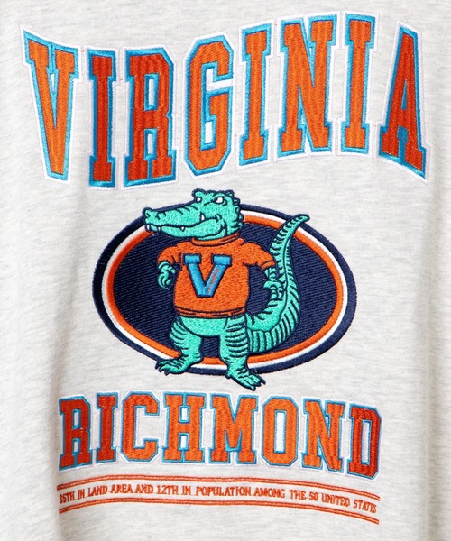 WEGO（ウィゴー）の「WEGO/ヘビーウエイト チームロゴ刺繍裏起毛BIGプルオーバー（スウェット・メンズ・ブラック/ダークグリーン/杢グレー/オートミール・LARGE/MEDIUM）」の16枚目の写真