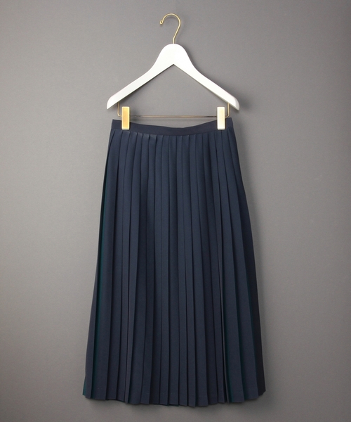 BEAUTY&YOUTH UNITED ARROWS（ビューティーアンドユースユナイテッドアローズ）の「＜6(ROKU)＞ 2TONE PLEATED SKIRT/ｽｶｰﾄ◆（スカート・レディース・オフホワイト/ネイビー・36/38）」の2枚目の写真