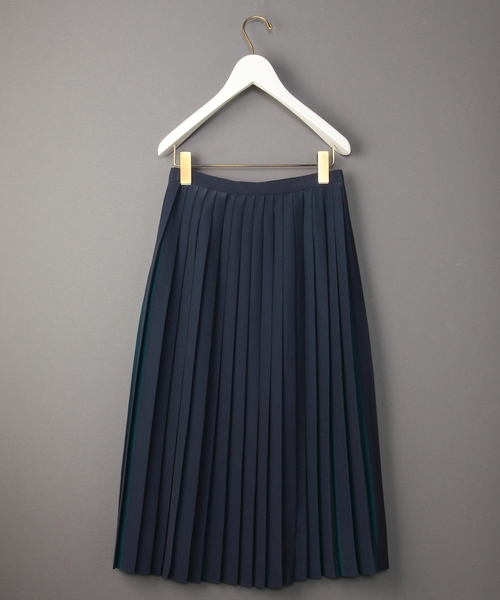 BEAUTY&YOUTH UNITED ARROWS（ビューティーアンドユースユナイテッドアローズ）の「＜6(ROKU)＞ 2TONE PLEATED SKIRT/ｽｶｰﾄ◆（スカート・レディース・オフホワイト/ネイビー・36/38）」の3枚目の写真