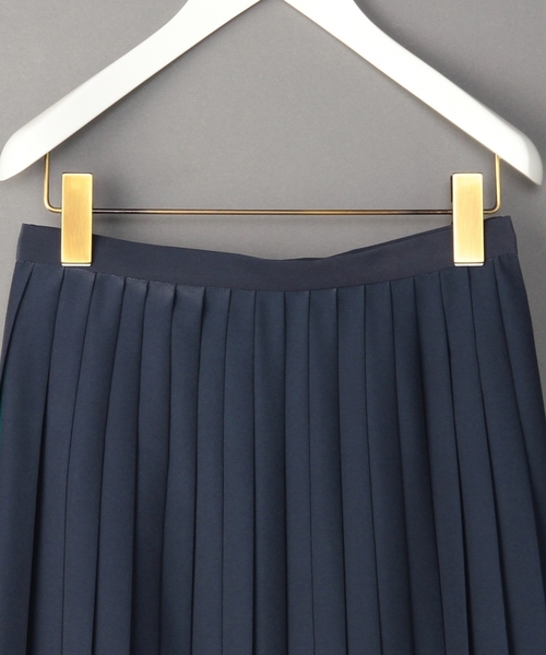 BEAUTY&YOUTH UNITED ARROWS（ビューティーアンドユースユナイテッドアローズ）の「＜6(ROKU)＞ 2TONE PLEATED SKIRT/ｽｶｰﾄ◆（スカート・レディース・オフホワイト/ネイビー・36/38）」の4枚目の写真