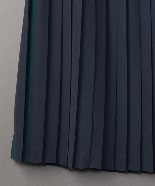 BEAUTY&YOUTH UNITED ARROWS（ビューティーアンドユースユナイテッドアローズ）の「＜6(ROKU)＞ 2TONE PLEATED SKIRT/ｽｶｰﾄ◆（スカート・レディース・オフホワイト/ネイビー・36/38）」の7枚目の写真