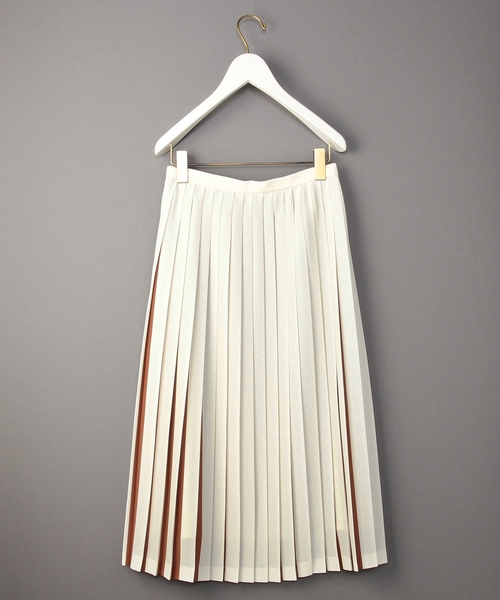 BEAUTY&YOUTH UNITED ARROWS（ビューティーアンドユースユナイテッドアローズ）の「＜6(ROKU)＞ 2TONE PLEATED SKIRT/ｽｶｰﾄ◆（スカート・レディース・オフホワイト/ネイビー・36/38）」の11枚目の写真
