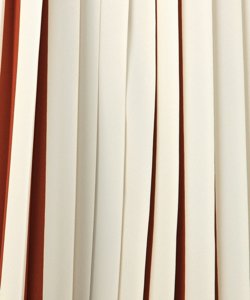 BEAUTY&YOUTH UNITED ARROWS（ビューティーアンドユースユナイテッドアローズ）の「＜6(ROKU)＞ 2TONE PLEATED SKIRT/ｽｶｰﾄ◆（スカート・レディース・オフホワイト/ネイビー・36/38）」の12枚目の写真