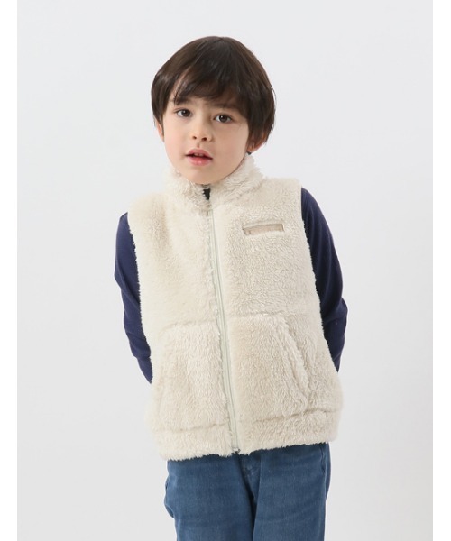 Champion(チャンピオン)の「【Champion/チャンピオン】キッズ ベーシック ジップベスト(ベスト・キッズ・ブラウン/ブラック/アイボリー/ネイビー・110/130/100/120/150/140/160)」の7枚目の写真