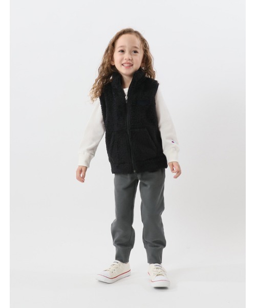 Champion(チャンピオン)の「【Champion/チャンピオン】キッズ ベーシック ジップベスト(ベスト・キッズ・ブラウン/ブラック/アイボリー/ネイビー・110/130/100/120/150/140/160)」の18枚目の写真