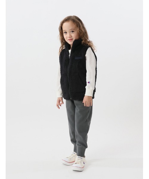 Champion(チャンピオン)の「【Champion/チャンピオン】キッズ ベーシック ジップベスト(ベスト・キッズ・ブラウン/ブラック/アイボリー/ネイビー・110/130/100/120/150/140/160)」の19枚目の写真
