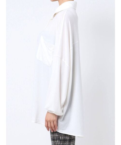 GYDA（ジェイダ）の「カットルーズシャツ（シャツ/ブラウス・レディース・オフホワイト/ベージュ・FREE）」の15枚目の写真