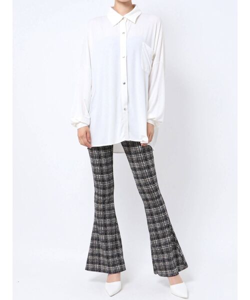 GYDA（ジェイダ）の「カットルーズシャツ（シャツ/ブラウス・レディース・オフホワイト/ベージュ・FREE）」の20枚目の写真