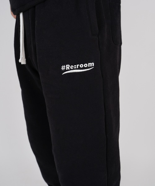 #Re:room(リルーム)の「ロゴエンブロイダリーワイドスウェットパンツ(スウェットパンツ・メンズ・ブルー/グリーン/オートミール/ブラック・M-L/S-M)」の18枚目の写真