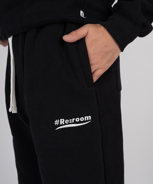 #Re:room(リルーム)の「ロゴエンブロイダリーワイドスウェットパンツ(スウェットパンツ・メンズ・ブルー/グリーン/オートミール/ブラック・M-L/S-M)」の19枚目の写真