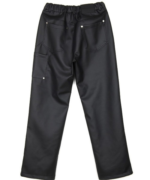 ANOTHERYOUTH（アナザーユース）の「【ANOTHERYOUTH/アナザーユース】leather carpenter pants/レザーパンツ スリムパンツ（その他パンツ・メンズ・ブラック/ダークグリーン・ONE SIZE）」の15枚目の写真