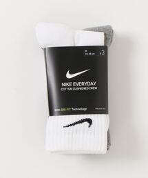 NIKE | 《NIKEアパレル》ﾅｲｷ 3P ｴﾌﾞﾘﾃﾞｲ ｸｯｼｮﾝ ｸﾙｰ ｿｯｸｽ(ソックス/靴下)