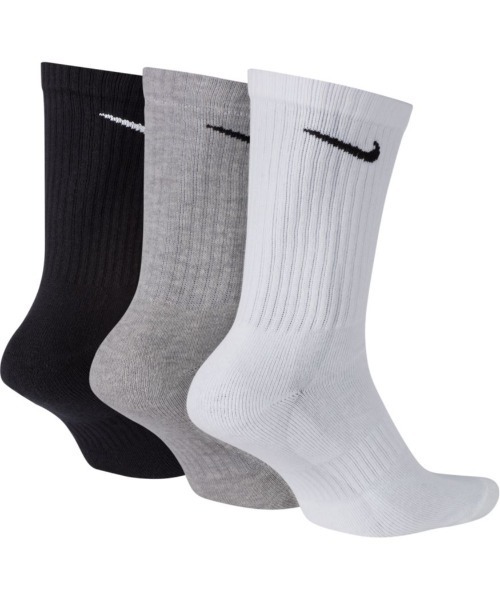 NIKE（ナイキ）の「《NIKEアパレル》ナイキ 3P エブリデイ クッション クルー ソックス（ソックス/靴下・メンズ・ブラック/マルチ/ホワイト/グレー・25-27/23-25/27-29/21-23）」の4枚目の写真