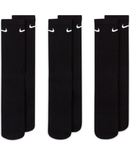 NIKE（ナイキ）の「《NIKEアパレル》ナイキ 3P エブリデイ クッション クルー ソックス（ソックス/靴下・メンズ・ブラック/マルチ/ホワイト/グレー・25-27/23-25/27-29/21-23）」の5枚目の写真