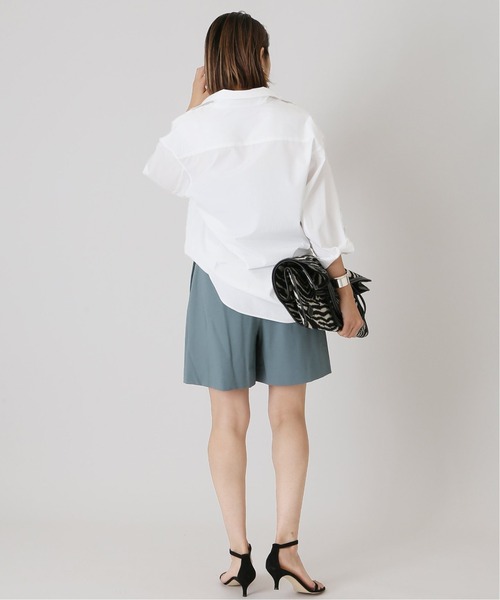 THOMAS MASON(トーマス メイソン)の「THOMAS MASON ロングシャツ◆(シャツ/ブラウス・レディース・ホワイト/ブラック/サックスブルー・FREE)」の14枚目の写真