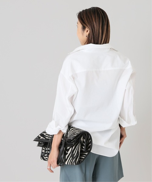 THOMAS MASON(トーマス メイソン)の「THOMAS MASON ロングシャツ◆(シャツ/ブラウス・レディース・ホワイト/ブラック/サックスブルー・FREE)」の16枚目の写真