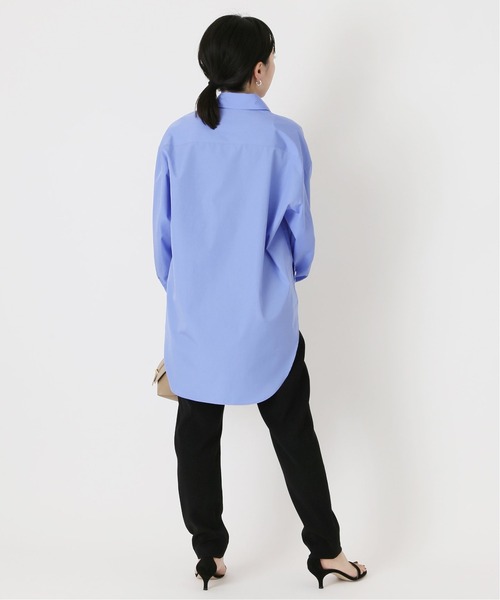 THOMAS MASON(トーマス メイソン)の「THOMAS MASON ロングシャツ◆(シャツ/ブラウス・レディース・ホワイト/ブラック/サックスブルー・FREE)」の21枚目の写真