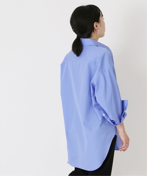 THOMAS MASON(トーマス メイソン)の「THOMAS MASON ロングシャツ◆(シャツ/ブラウス・レディース・ホワイト/ブラック/サックスブルー・FREE)」の22枚目の写真