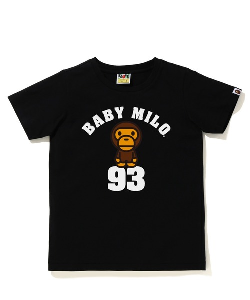 A BATHING APE(アベイシングエイプ)の「BABY MILO ON 93 TEE L(Tシャツ/カットソー・レディース・グレー/ブラック/ピンク/ホワイト・X-SMALL/MEDIUM/SMALL)」の3枚目の写真