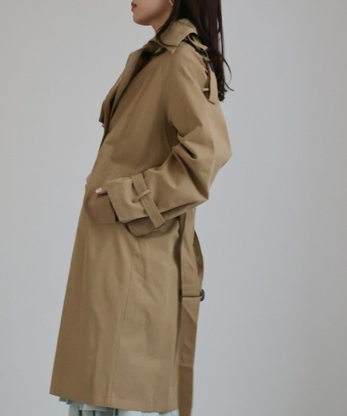 sakishimatokyo(サキシマトーキョー)の「デザイントレンチコート(トレンチコート・レディース・ベージュ/カーキ・FREE)」の11枚目の写真