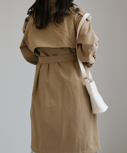 sakishimatokyo(サキシマトーキョー)の「デザイントレンチコート(トレンチコート・レディース・ベージュ/カーキ・FREE)」の12枚目の写真