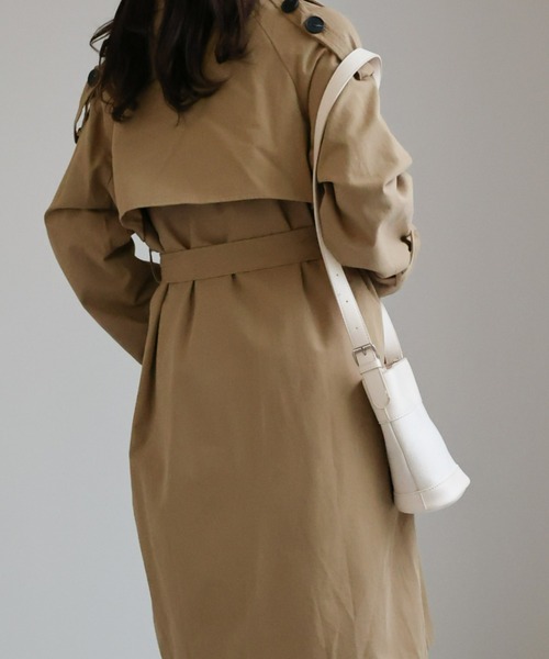 sakishimatokyo(サキシマトーキョー)の「デザイントレンチコート(トレンチコート・レディース・ベージュ/カーキ・FREE)」の13枚目の写真