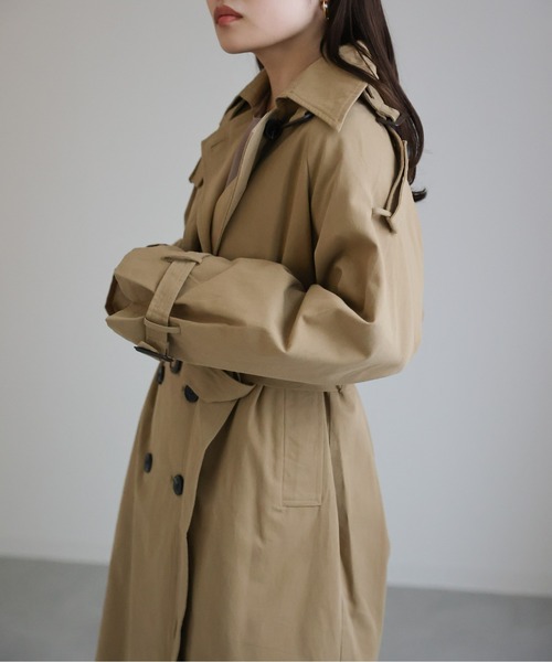 sakishimatokyo(サキシマトーキョー)の「デザイントレンチコート(トレンチコート・レディース・ベージュ/カーキ・FREE)」の15枚目の写真