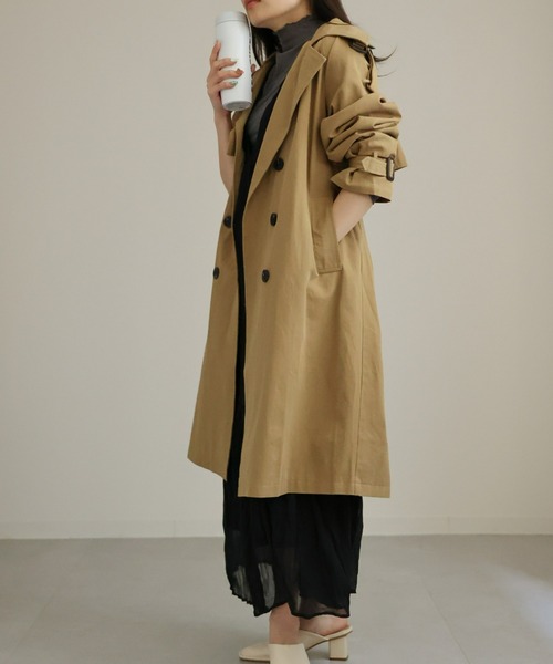 sakishimatokyo(サキシマトーキョー)の「デザイントレンチコート(トレンチコート・レディース・ベージュ/カーキ・FREE)」の19枚目の写真