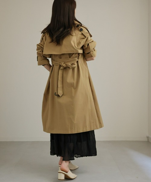 sakishimatokyo(サキシマトーキョー)の「デザイントレンチコート(トレンチコート・レディース・ベージュ/カーキ・FREE)」の22枚目の写真