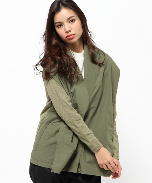 チャイハネ（チャイハネ）の「【チャイハネ】アリカカーディガン（カーディガン/ボレロ・レディース・ホワイト/ネイビー/カーキ・FREE）」の3枚目の写真