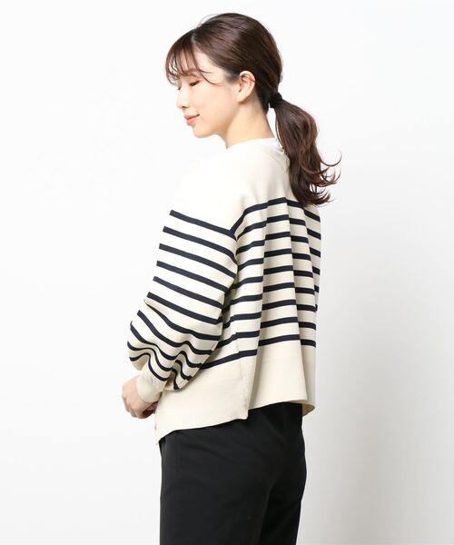 Lugnoncure（ルノンキュール）の「前後2WAYニットカーディガン（カーディガン/ボレロ・レディース・ブラック/ベージュ/オフホワイト/グリーン・ﾌﾘ-）」の6枚目の写真