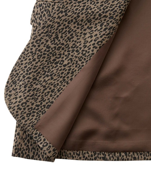 HYSTERIC GLAMOUR（ヒステリックグラマー）の「LEO柄 1ツ釦テーラードジャケット（テーラードジャケット・メンズ・ベージュ/チャコール・SMALL/MEDIUM/LARGE）」の5枚目の写真