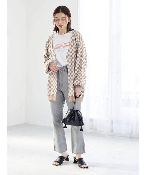 Green　Parks（グリーンパークス）の「スリットストレートGrayパンツ＊（その他パンツ・レディース・グレー・S/M/L）」の21枚目の写真