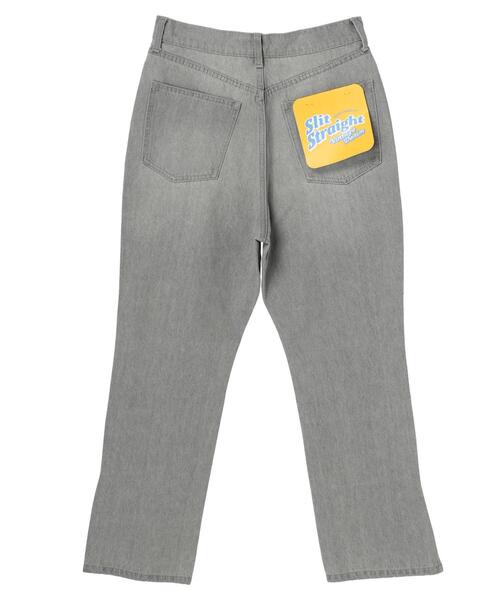 Green　Parks（グリーンパークス）の「スリットストレートGrayパンツ＊（その他パンツ・レディース・グレー・S/M/L）」の11枚目の写真