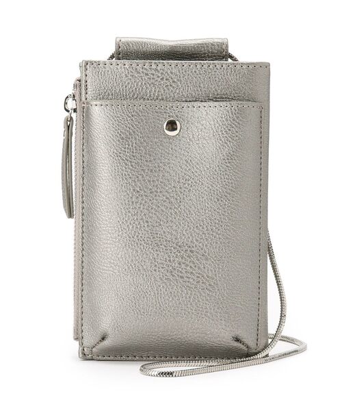 SHOO・LA・RUE（シューラルー）の「◆チェーンショルダー付きウォレット（財布・レディース・ブラック/シルバー/イエロー/ブロンズ・00）」の4枚目の写真