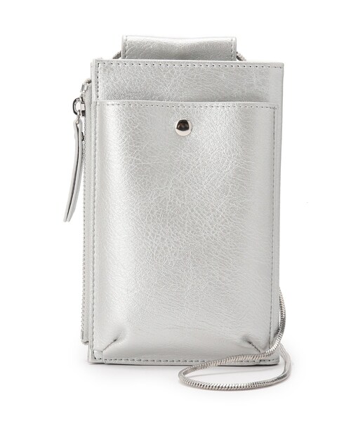 SHOO・LA・RUE（シューラルー）の「◆チェーンショルダー付きウォレット（財布・レディース・ブラック/シルバー/イエロー/ブロンズ・00）」の3枚目の写真